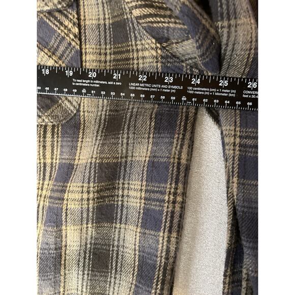 Carhartt Plaid Heavyweight Flannel Work Shirt Mens Size XL Tall.Rugged-Button up - Picture 12 of 13